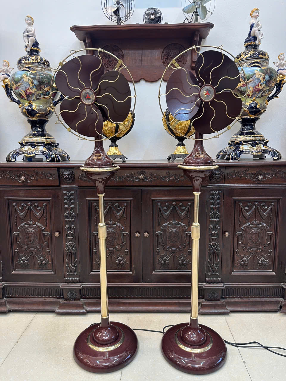 Đôi Quạt Cây&nbsp;Mitsubishi ngoái cháo cánh 35&nbsp;[A0019]